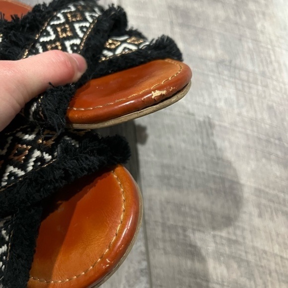 Universal Thread Black Embroidered Sandals - Picture 2 of 11